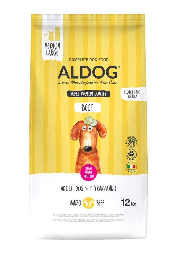 Al Dog Manzo adult Medium 12 kg