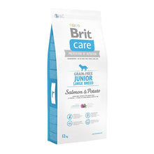 Carica l&#39;immagine nel visualizzatore di Gallery, Brit Care Junior Adult Salmone Patate  12kg - Ipoallergenico senza cereali per cucciolo
