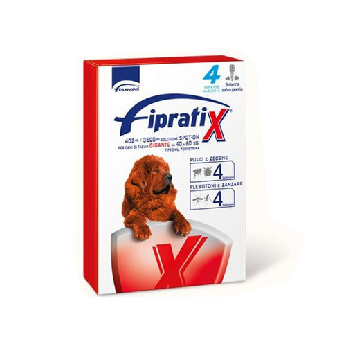 Fipratix spot on per cani di taglia Gigante (da 40 a 60 kg) 4 PIP.