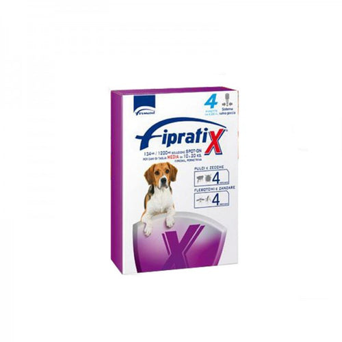 Fipratix spot on per cani di taglia media (da 10 a 20 kg) 4 PIP.
